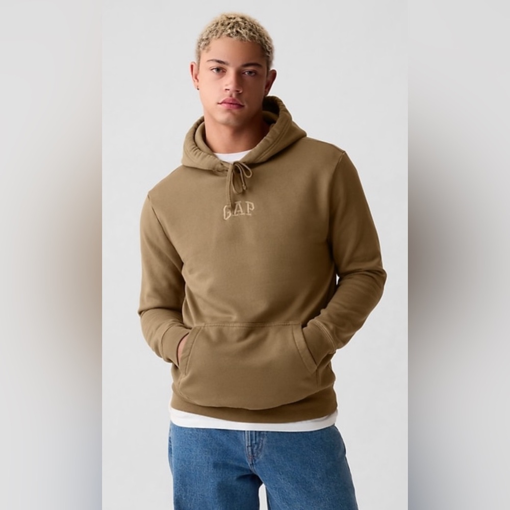 NWT!! Men’s Mini Gap Arch Logo Hoodie Sz XL